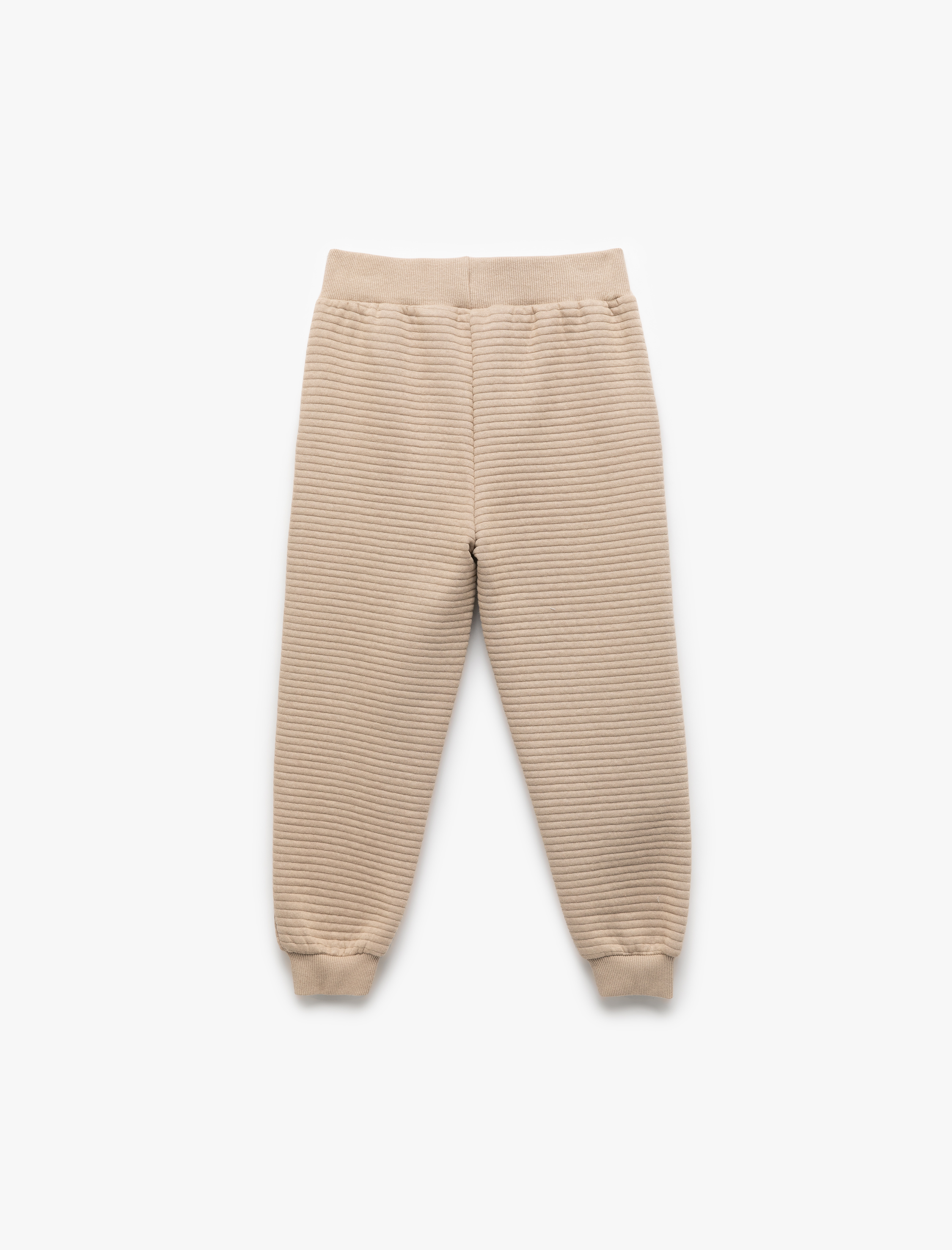  Erkek Bebek Pamuklu Beli Bağcıklı Basic Jogger Eşofman Altı