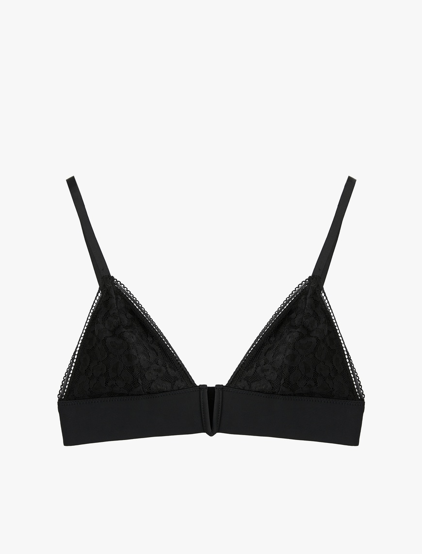  Balensiz Dolgusuz Dantelli Bralet Sütyen