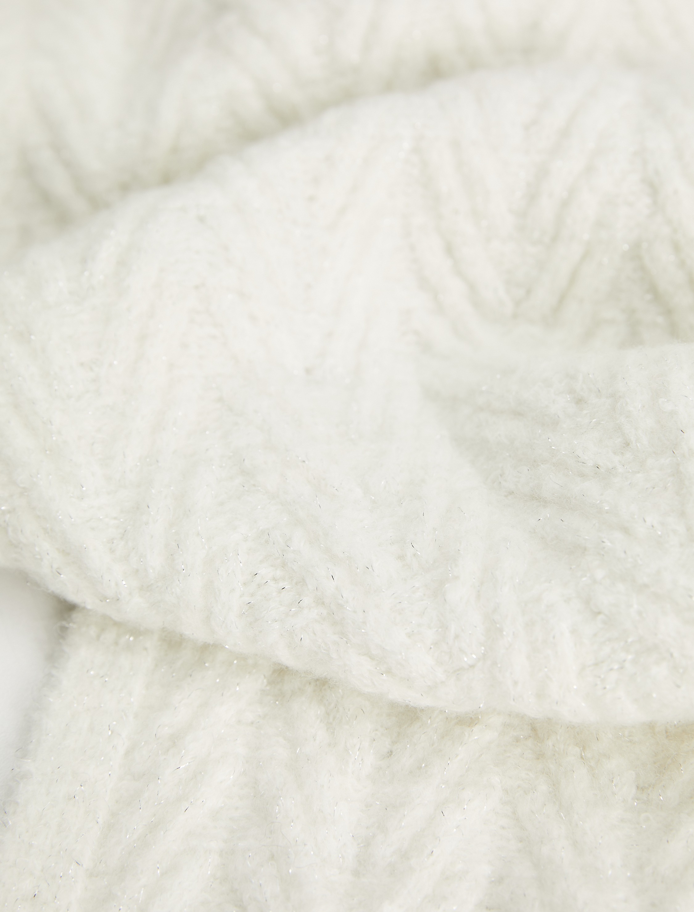  Kadın Saç Örgü Dokulu Uzun Atkı