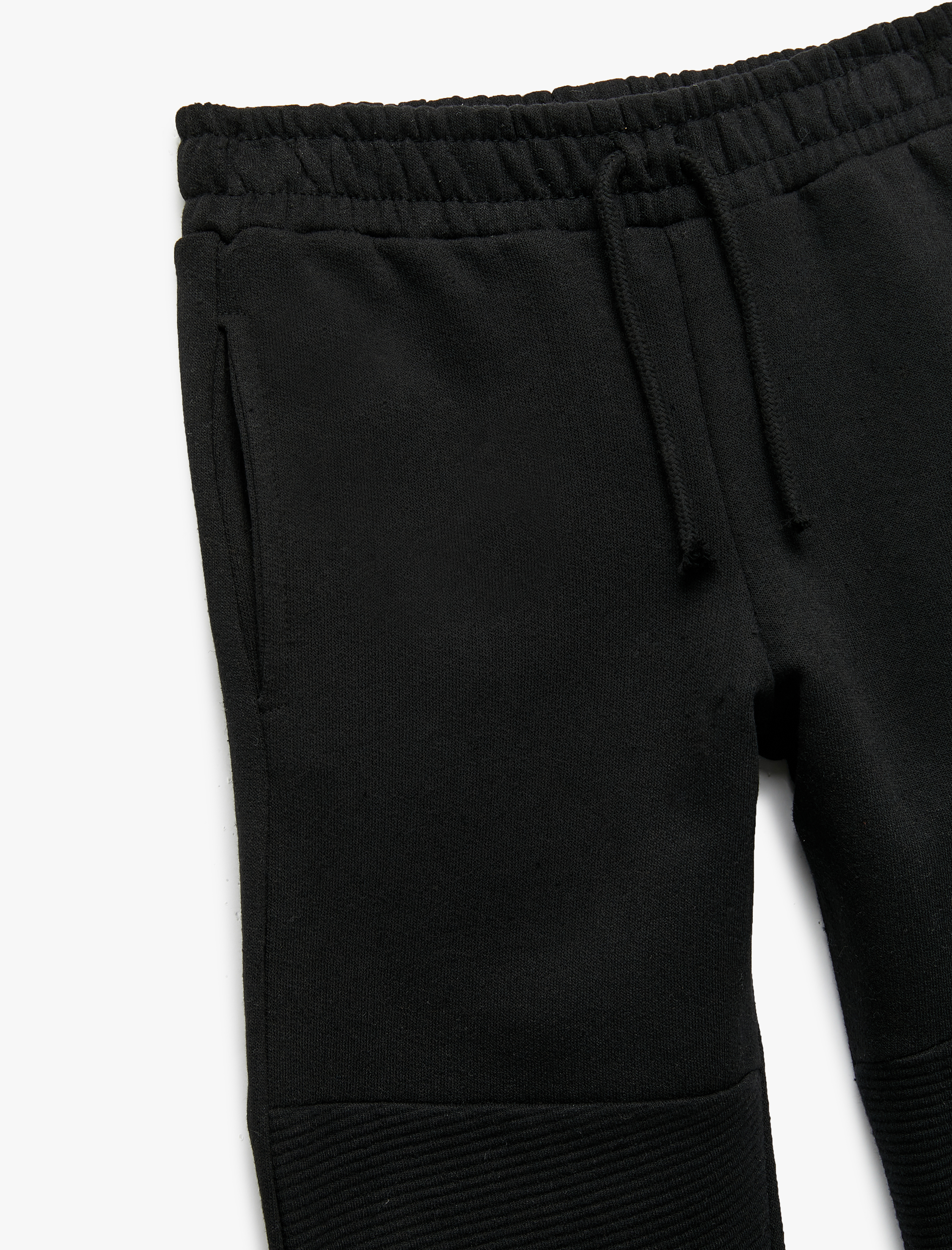  Erkek Çocuk Şardonlu Cep Detaylı Beli Lastikli Basic Eşofman Altı