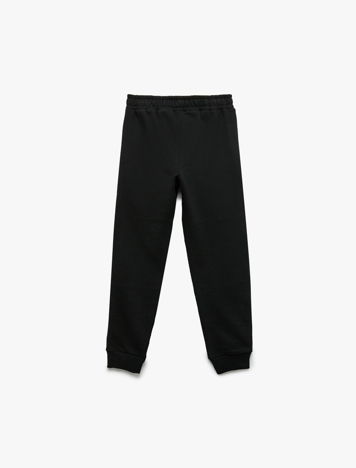 Erkek Çocuk Şardonlu Cep Detaylı Beli Lastikli Basic Eşofman Altı