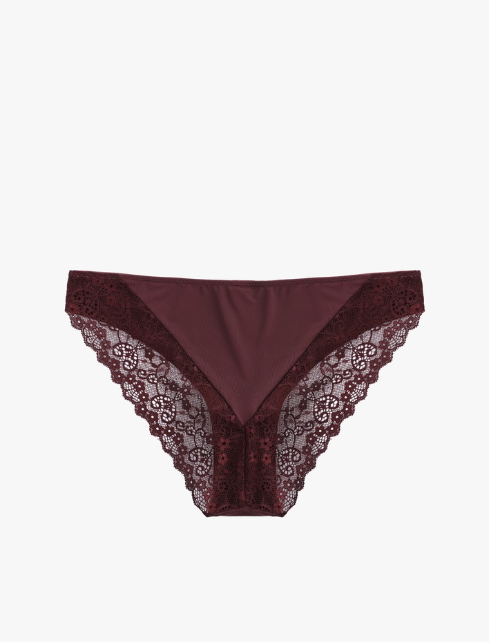  Arkası Dantelli Brazillian Külot