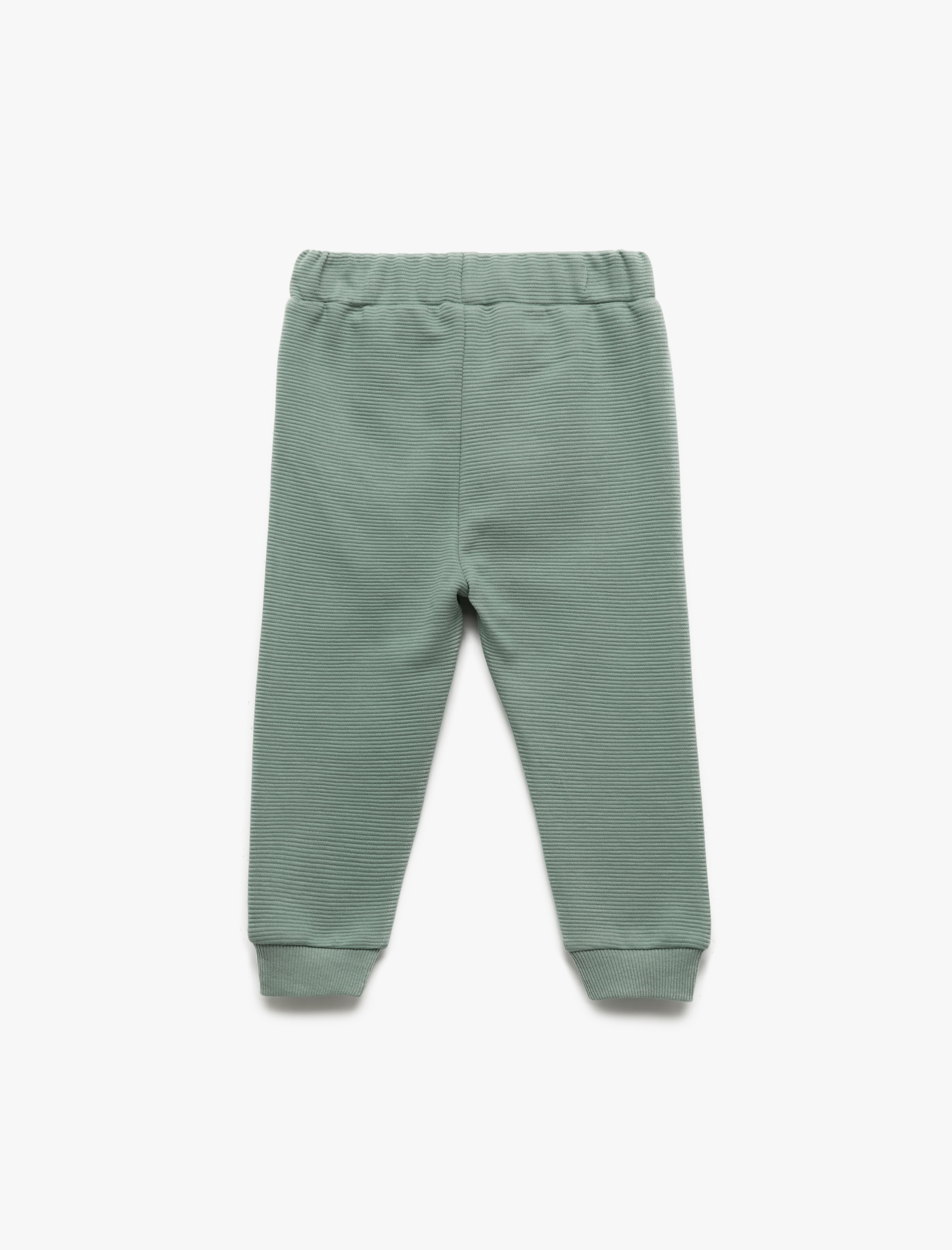  Erkek Bebek Kanguru Cepli Beli Lastikli Pamuklu Jogger Eşofman Altı