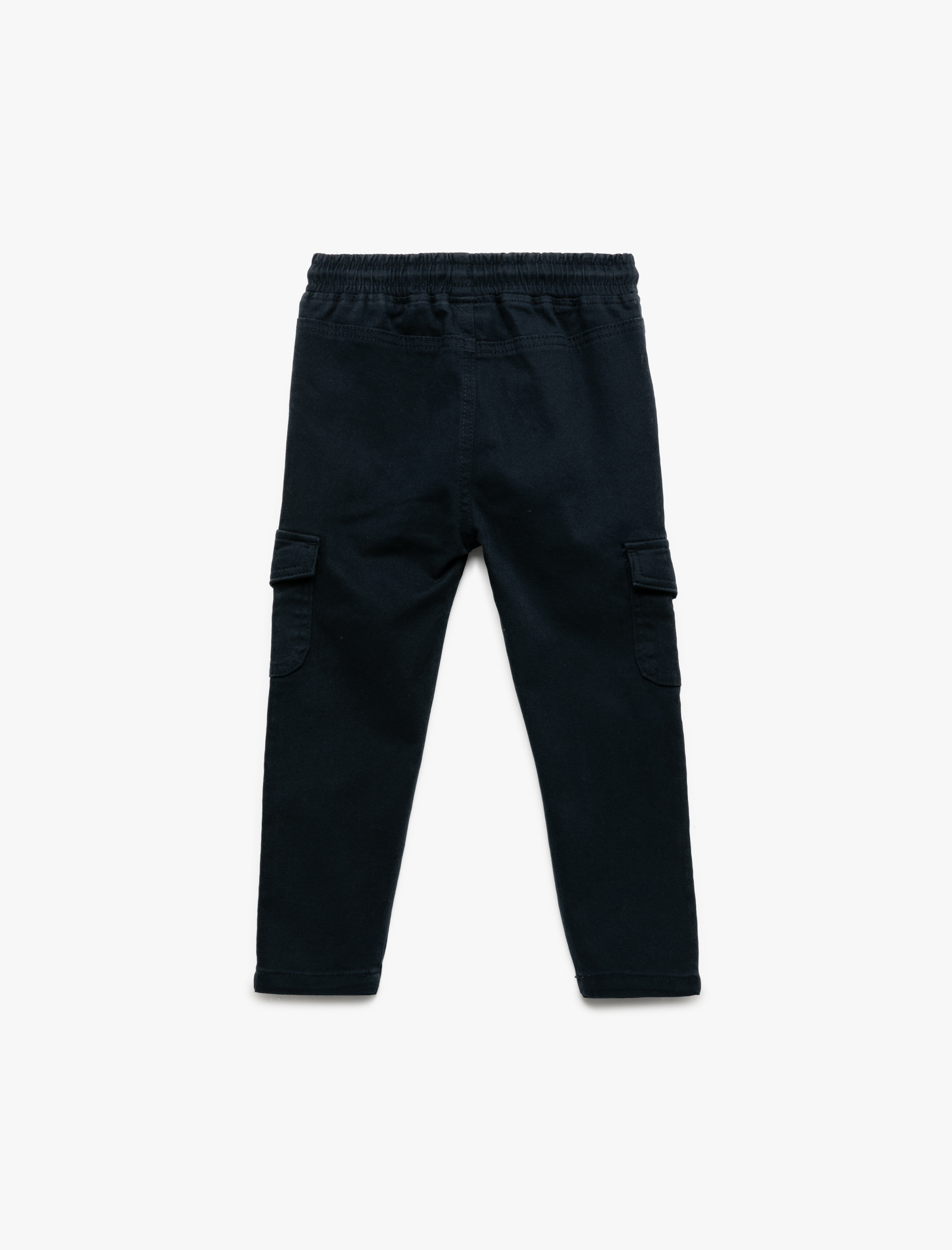  Erkek Bebek Kargo Cepli Beli Bağlamalı Pamuklu Pantolon
