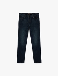 Pamuklu Normal Bel Straight Fit Jean Pantolon - Mark Jean