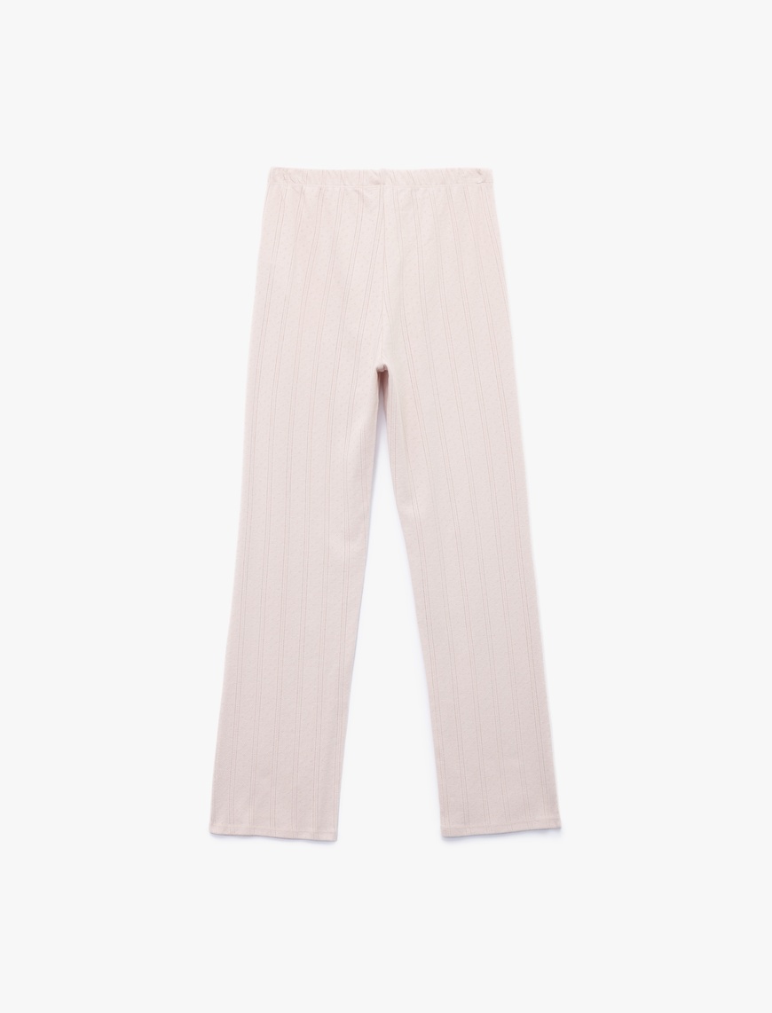   Pamuklu Rahat Kalıp Uzun Pijama Altı