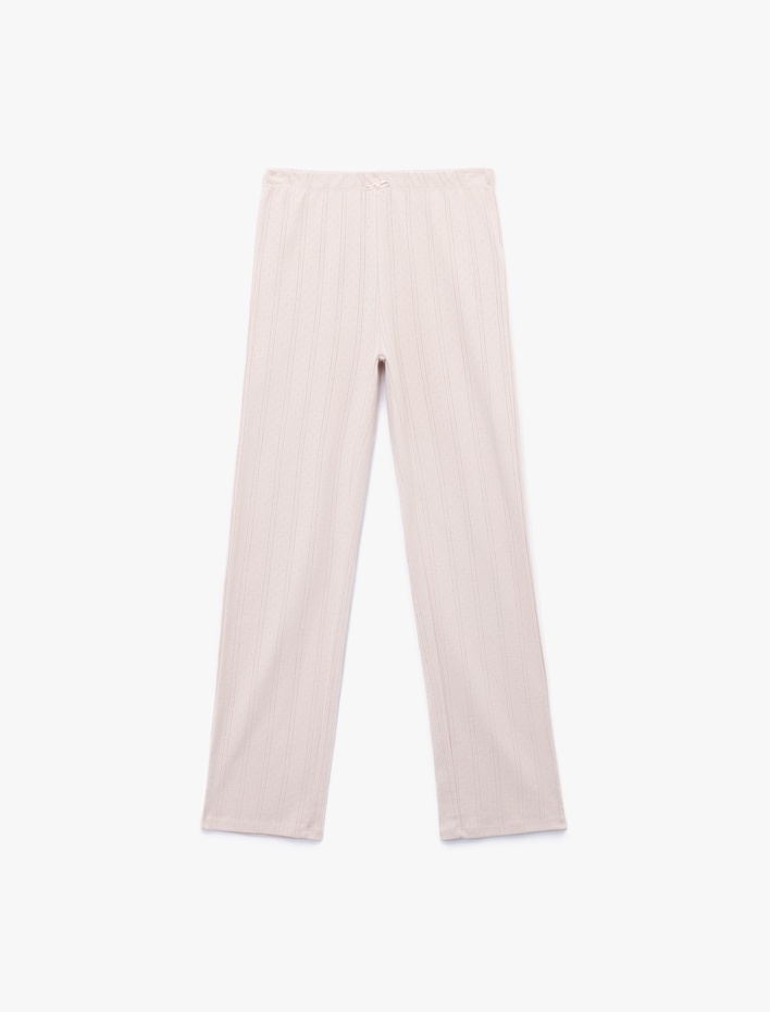  Pamuklu Rahat Kalıp Uzun Pijama Altı