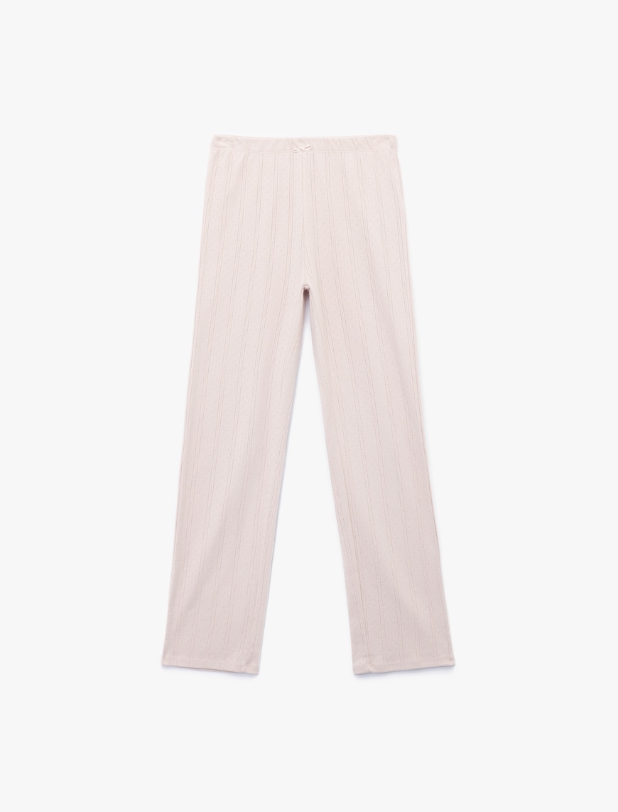   Pamuklu Rahat Kalıp Uzun Pijama Altı