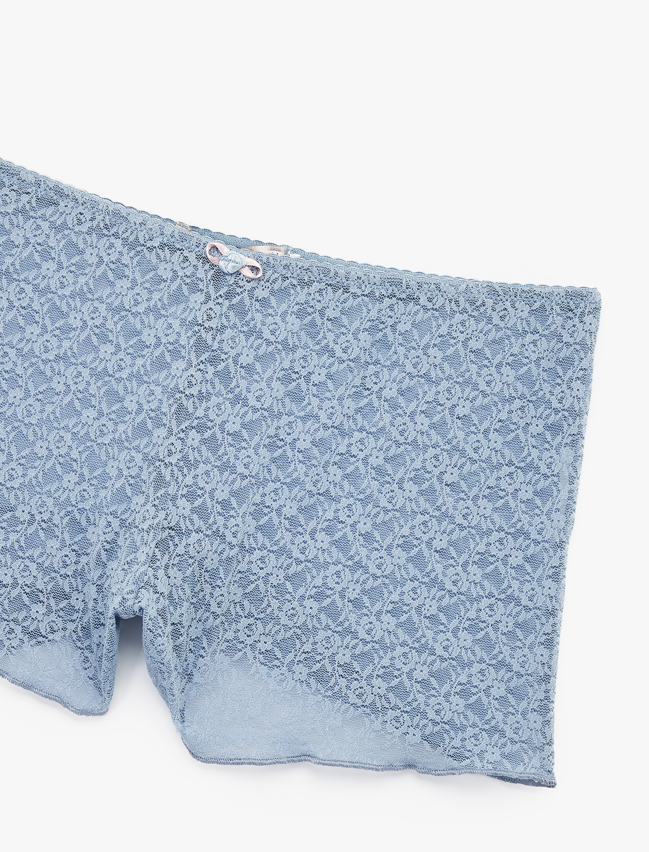 Dantelli Mini Şort Pijama Altı