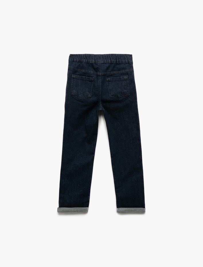 Erkek Bebek Pamuklu Relax Fit Denim Pantolon