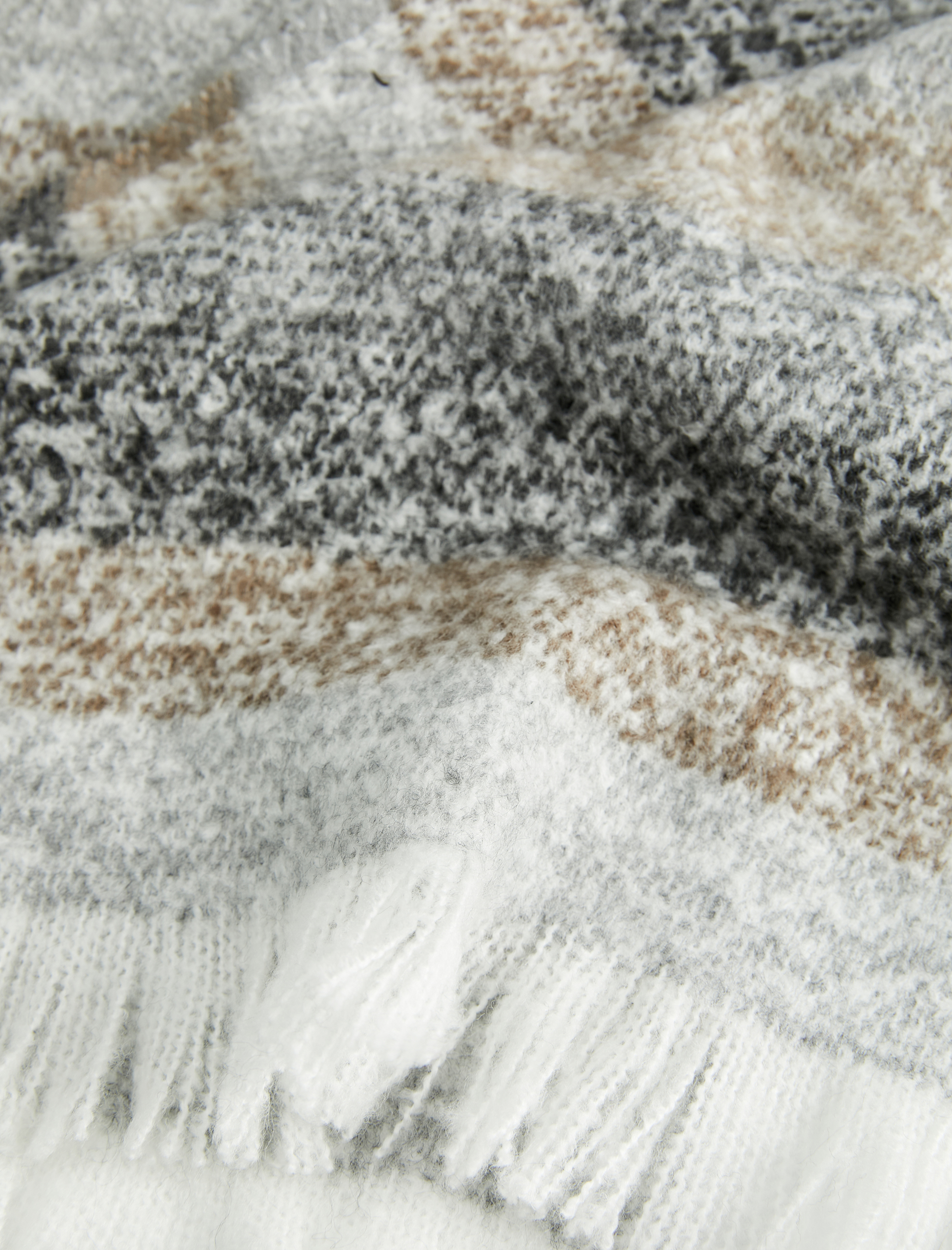  Erkek Çizgili Uzun Atkı