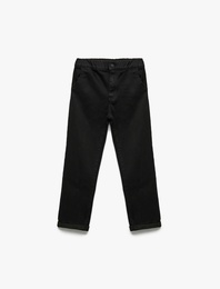 Pamuklu Relax Fit Denim Pantolon