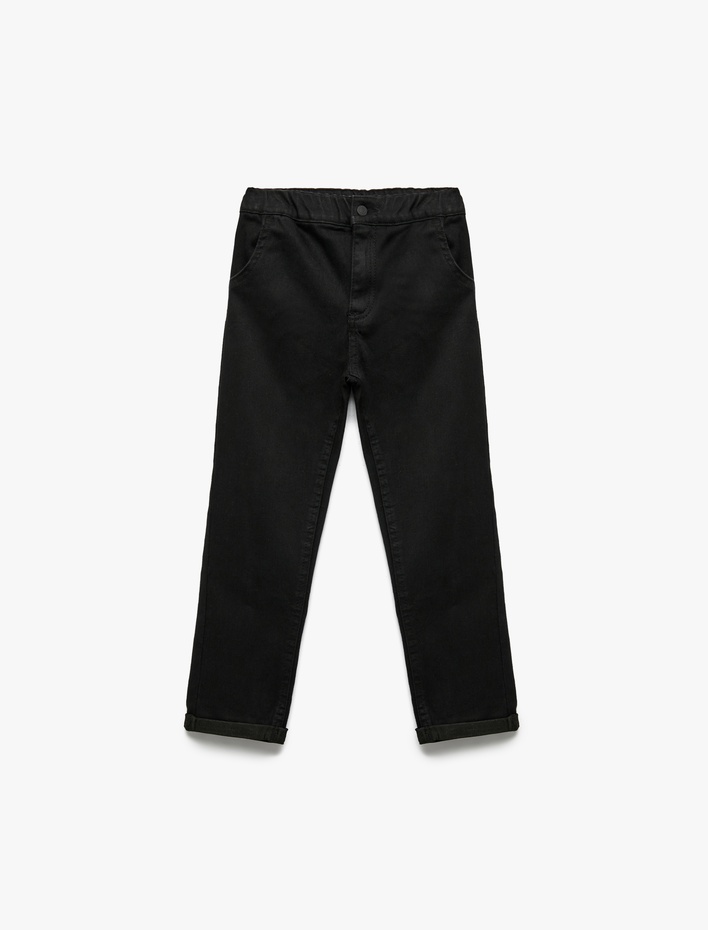 Erkek Bebek Pamuklu Relax Fit Denim Pantolon
