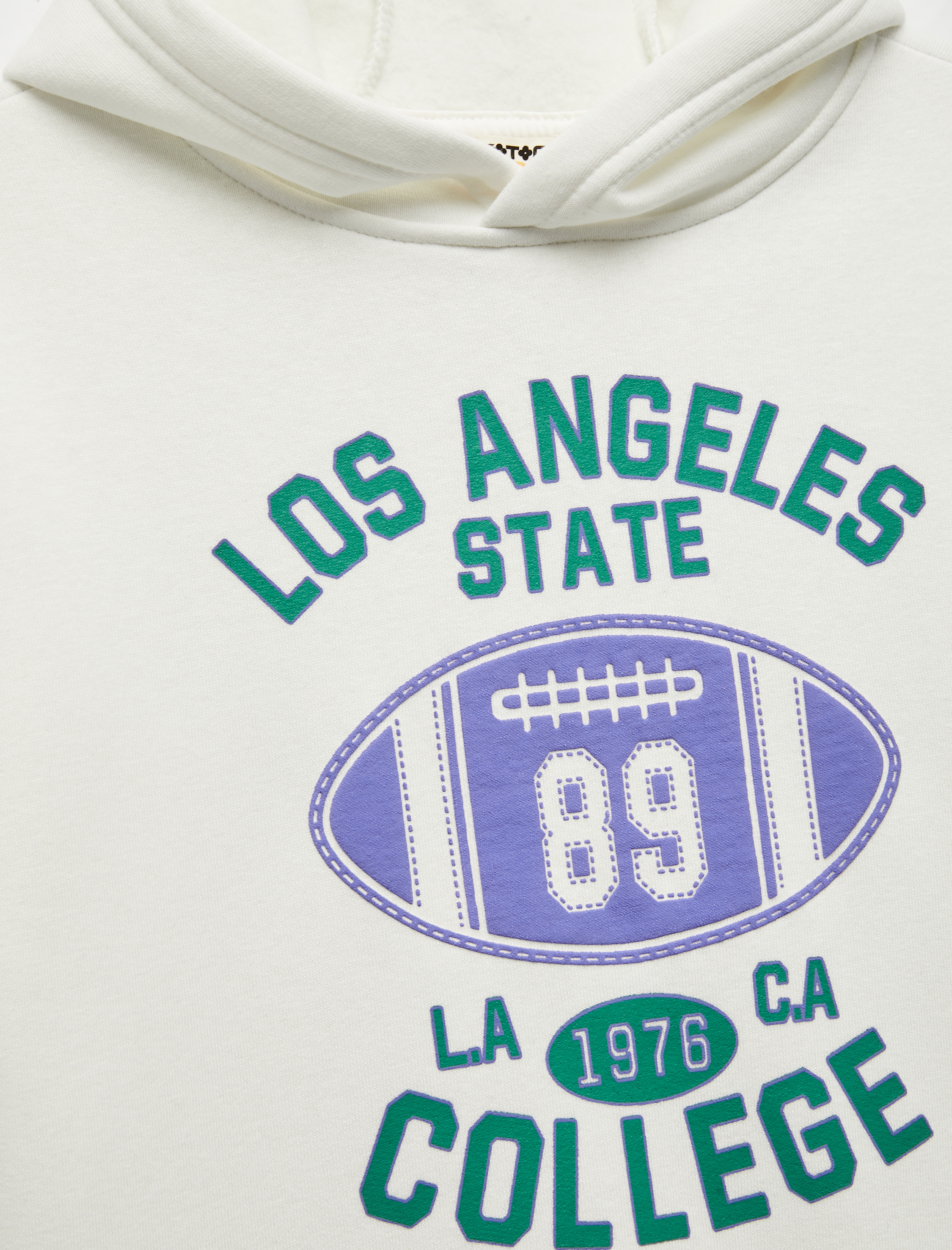  Erkek Çocuk Şardonlu Uzun Kollu Kapşonlu Baskılı Sweatshirt