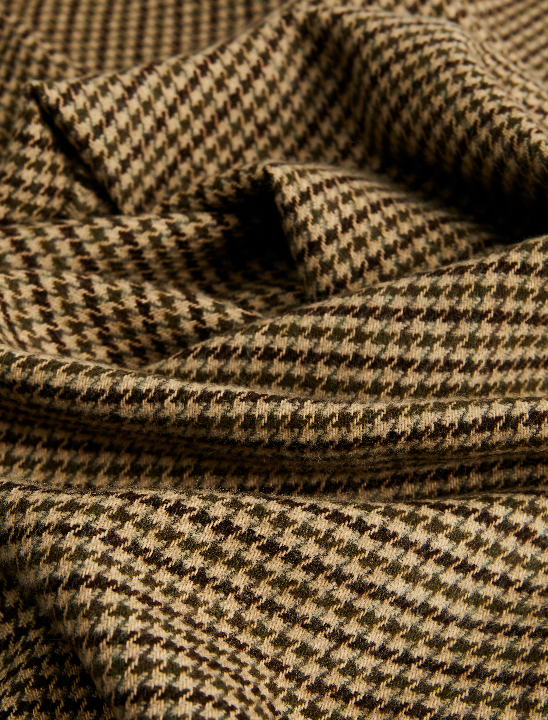  Kadın Kazayağı Desenli Püsküllü Uzun Atkı