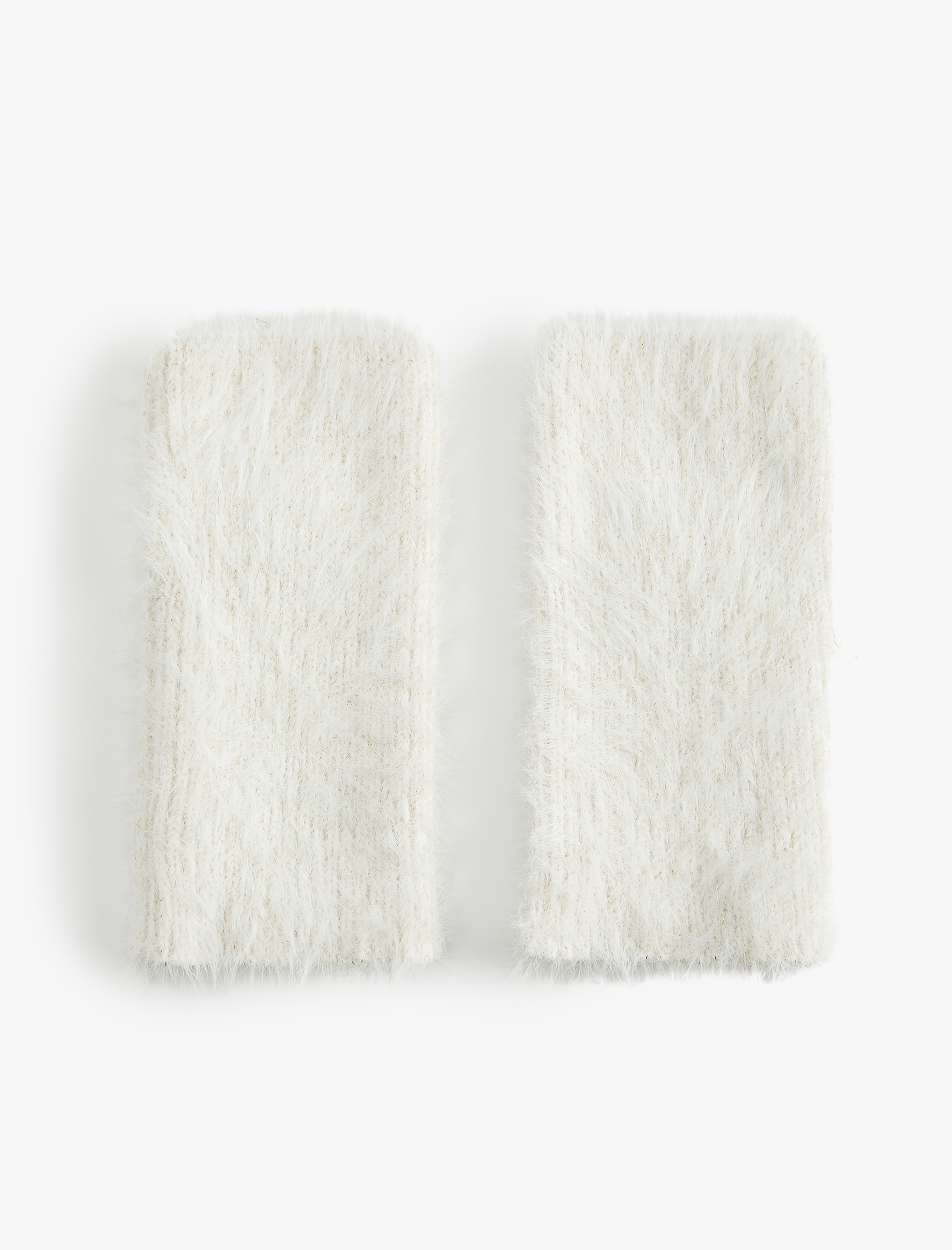  Kadın Yumuşak Dokulu Fiyonk Detaylı Parmaksız Eldiven