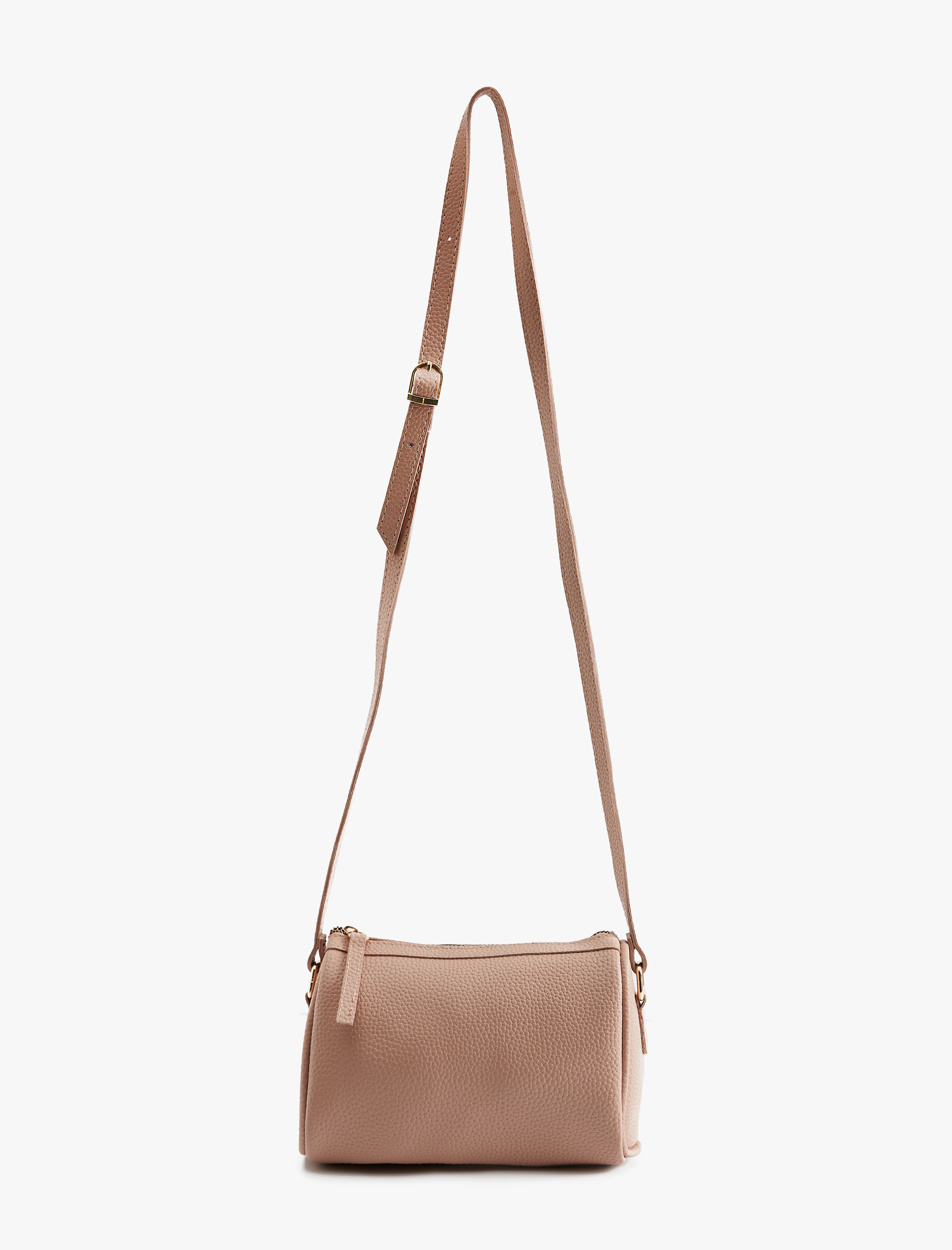  Kadın Fermuarlı Suni Deri Askılı Çapraz Çanta