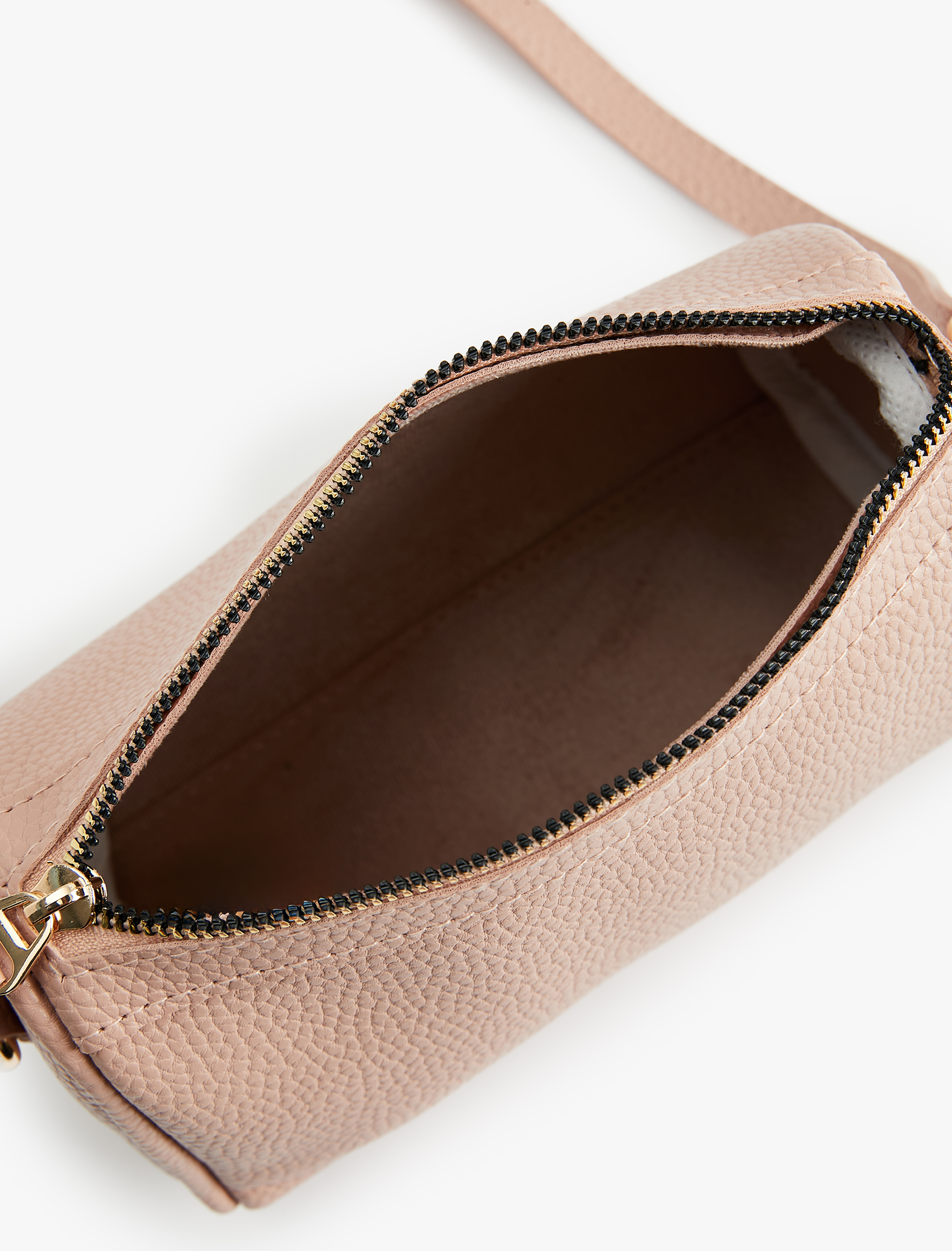  Kadın Fermuarlı Suni Deri Askılı Çapraz Çanta