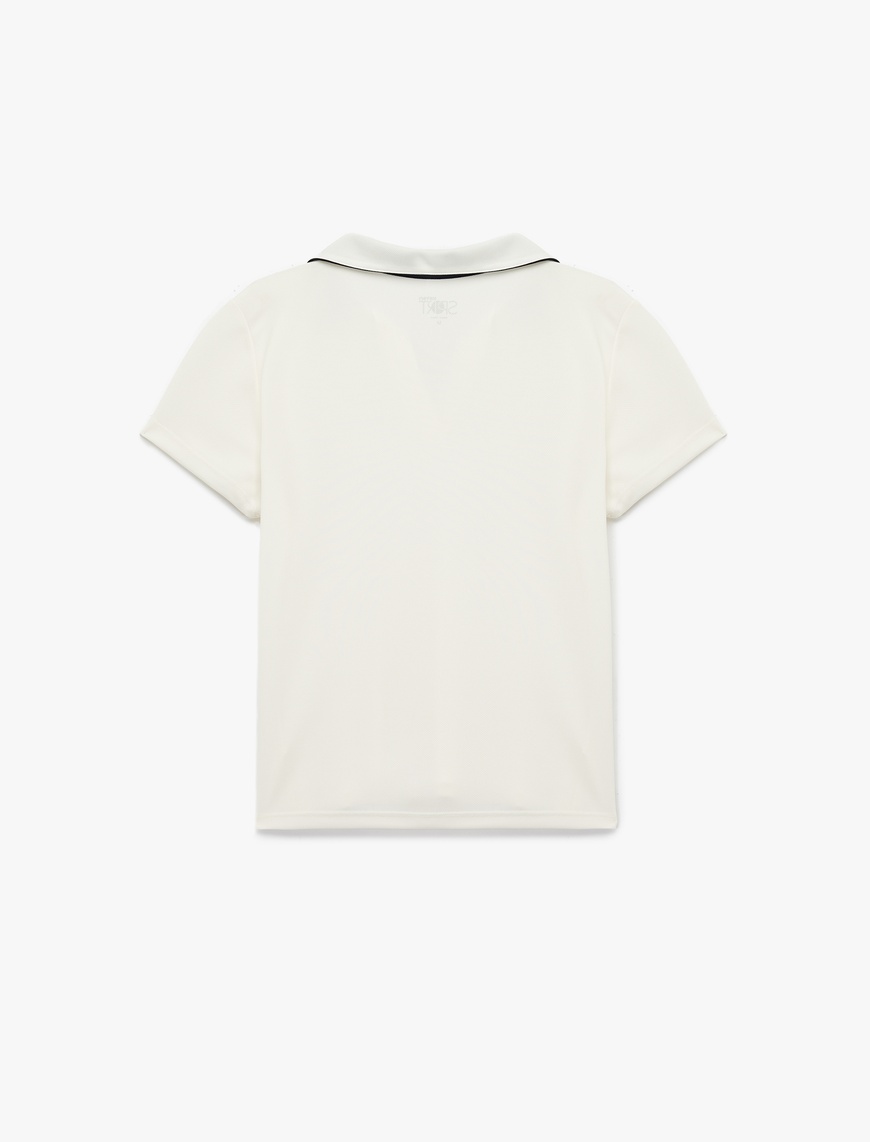   Slim Fit Kısa Kollu Polo Yaka Spor Tişört