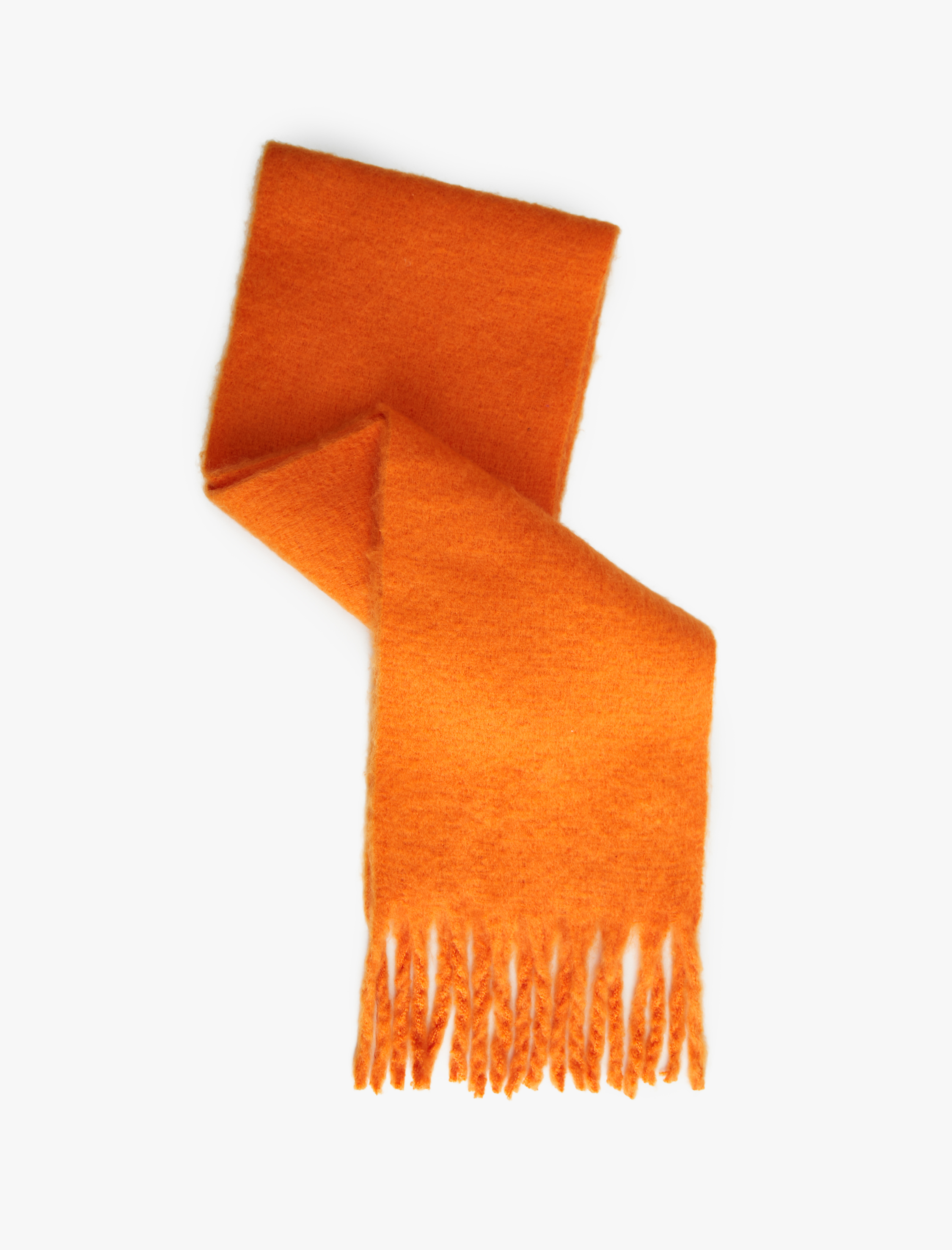  Kadın Yumuşak Dokulu Püsküllü Uzun Atkı