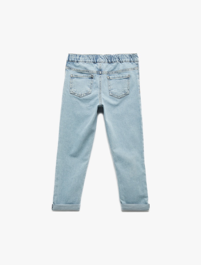Erkek Bebek Pamuklu Relax Fit Denim Pantolon