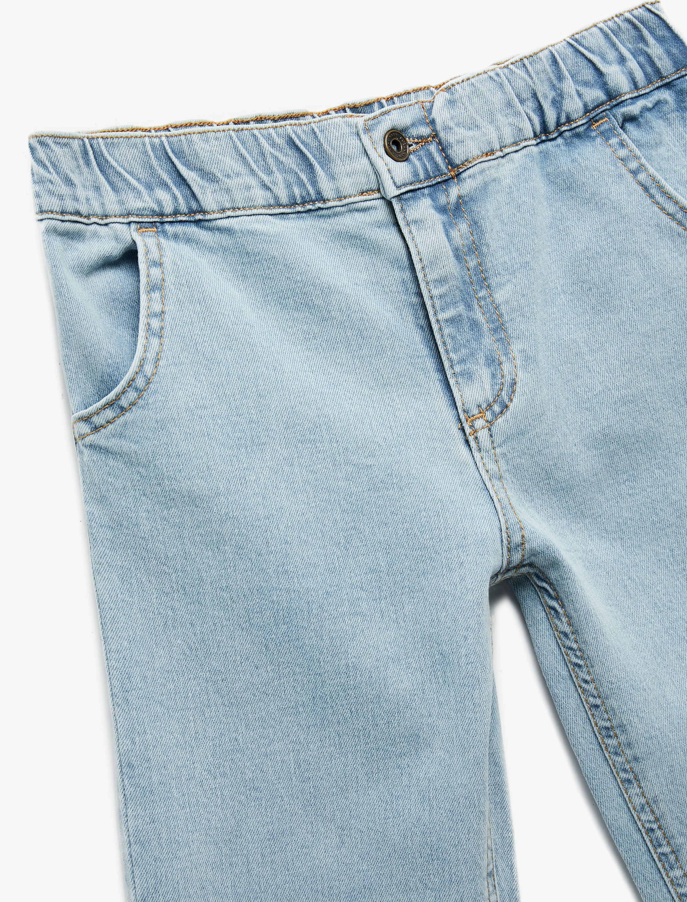  Erkek Bebek Pamuklu Relax Fit Denim Pantolon