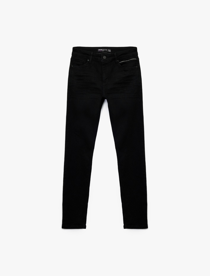  Pamuklu Normal Bel Slim Fit Jean Pantolon - Brad Jean