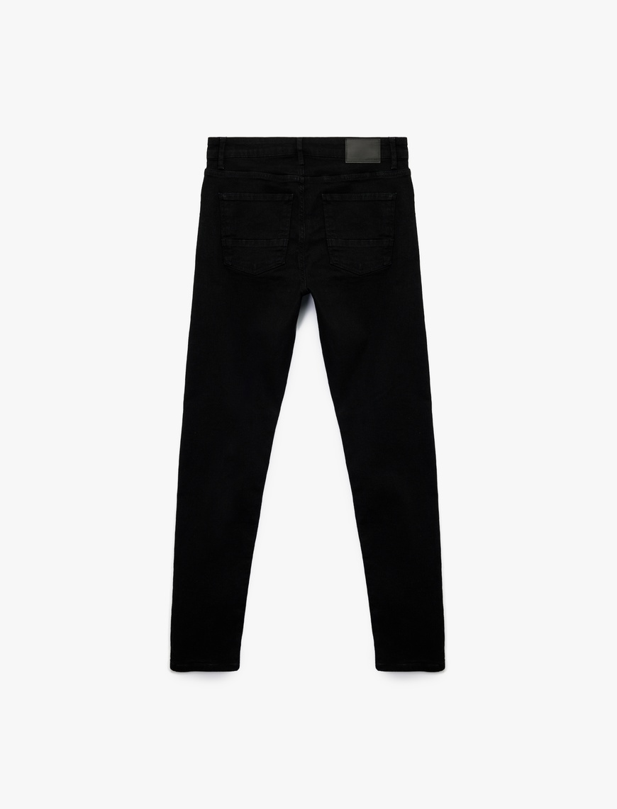   Pamuklu Normal Bel Slim Fit Jean Pantolon - Brad Jean