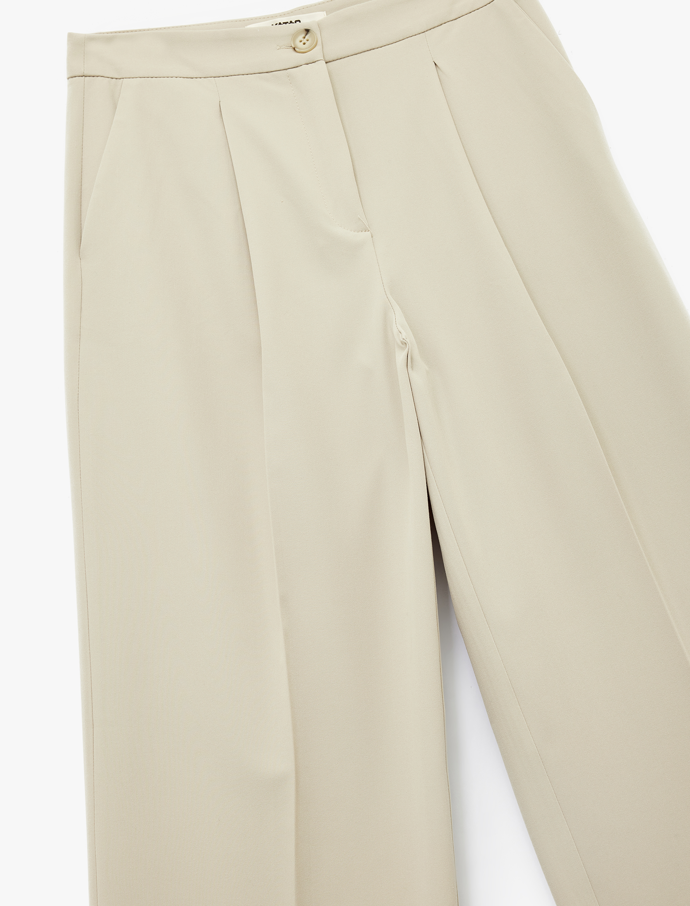   Cepli Pileli Geniş Paça Palazzo Pantolon