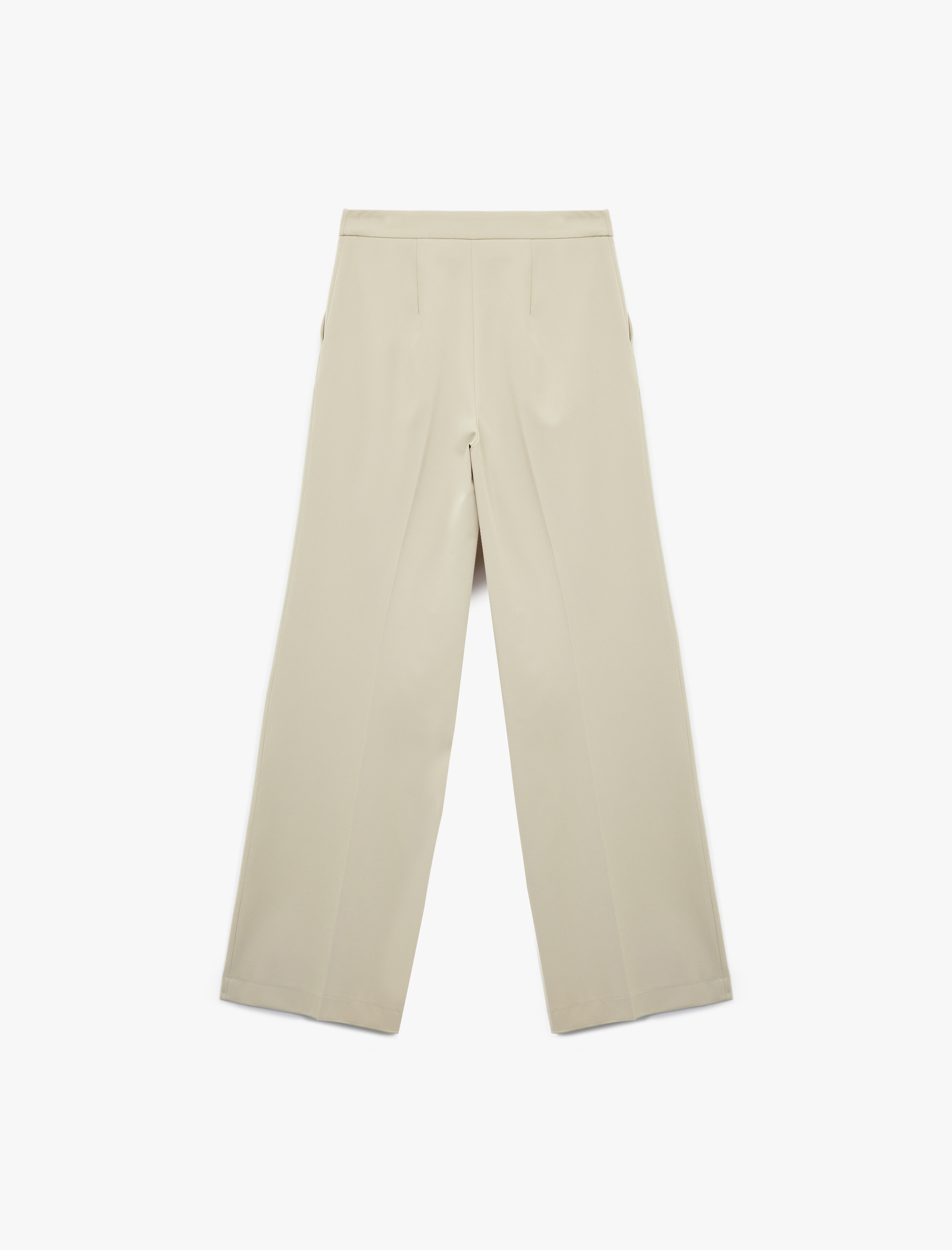   Cepli Pileli Geniş Paça Palazzo Pantolon