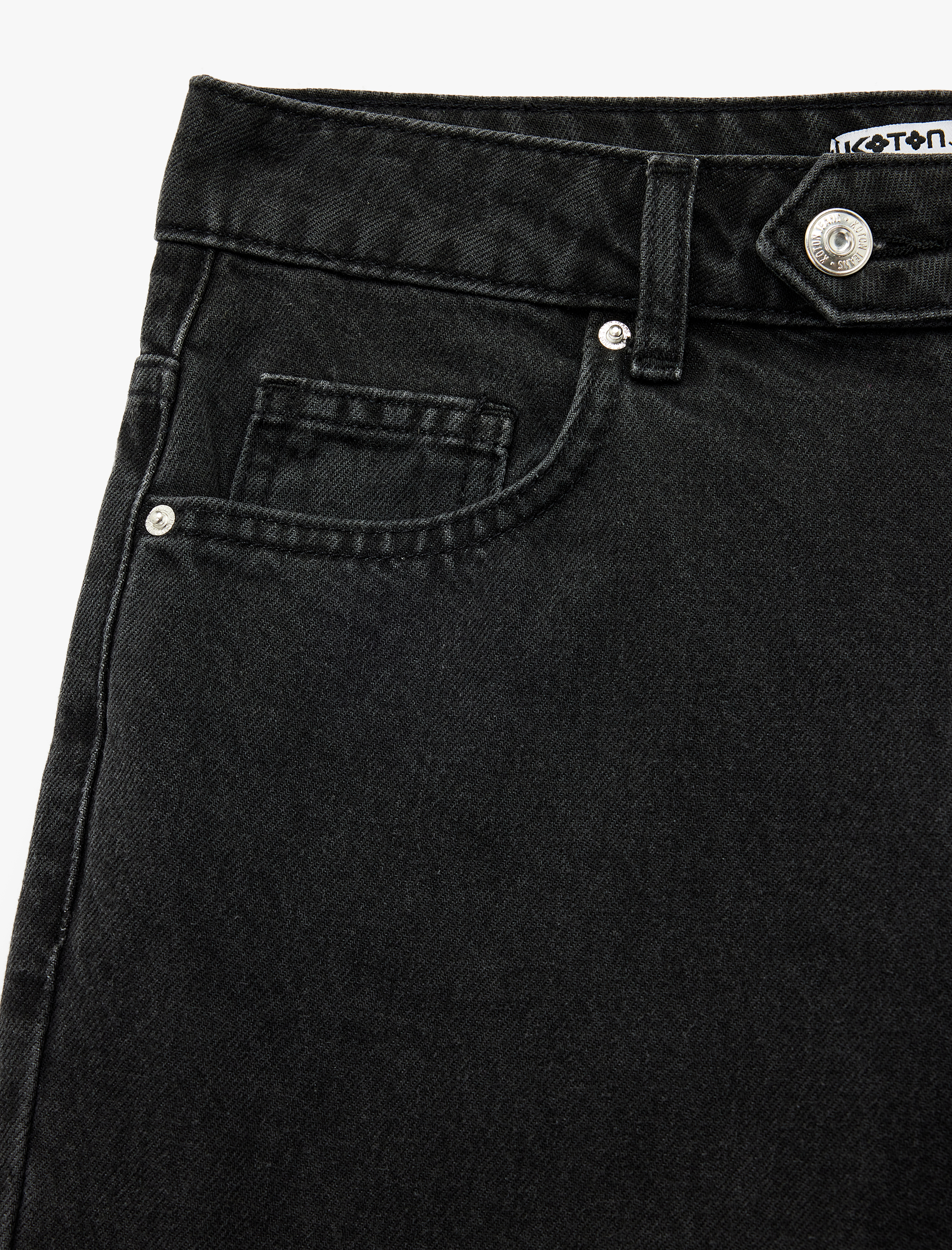   Pamuklu Normal Bel Düz Paça Jean Pantolon - Straight Fit Jean