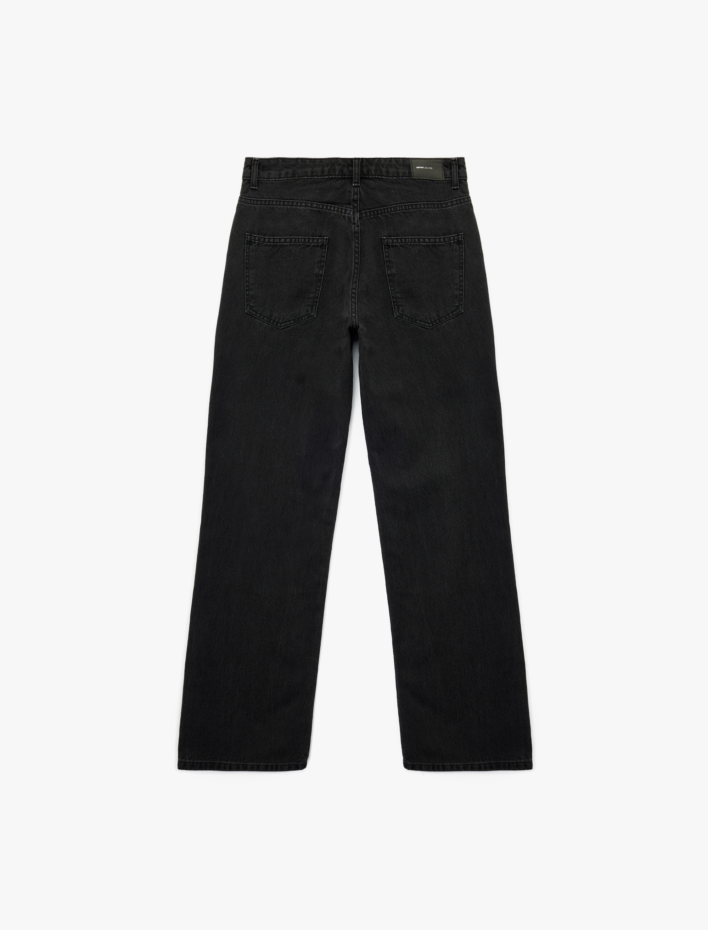   Pamuklu Normal Bel Düz Paça Jean Pantolon - Straight Fit Jean