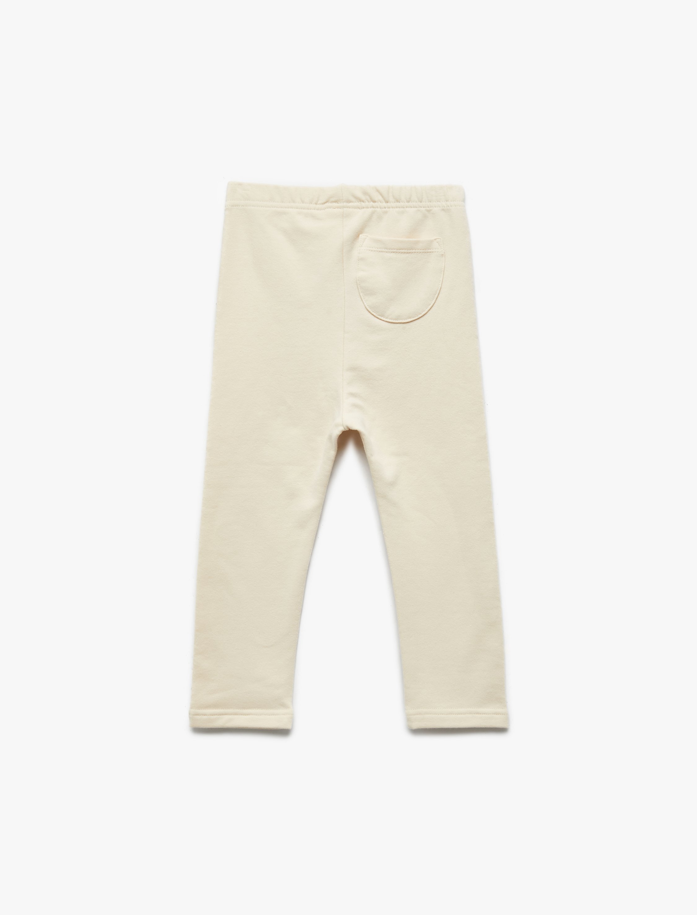  Erkek Bebek Pamuklu Beli Lastikli Şardonlu Basic Eşofman Altı