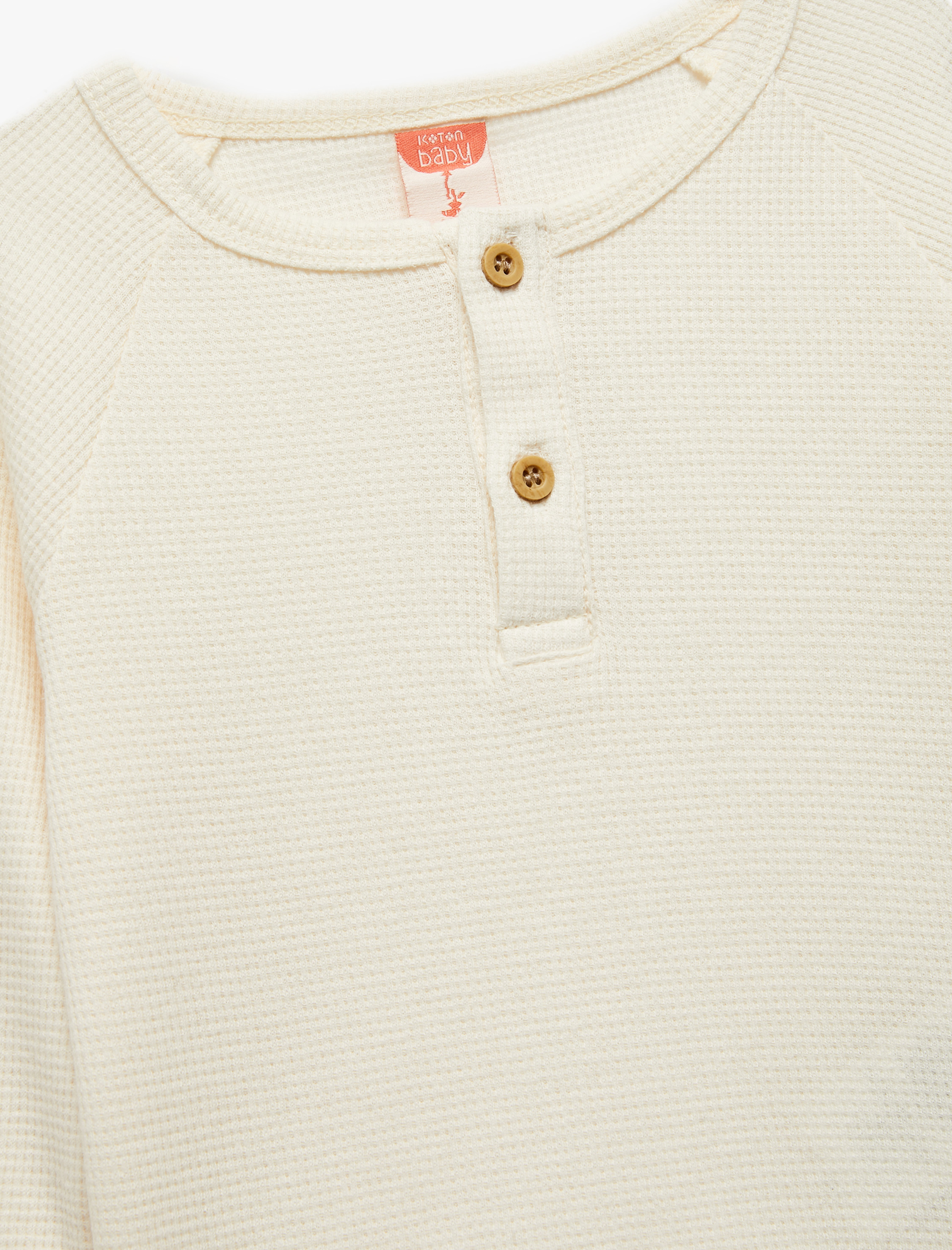  Erkek Bebek Dokulu Uzun Kollu Bisiklet Yaka Pamuklu Tişört