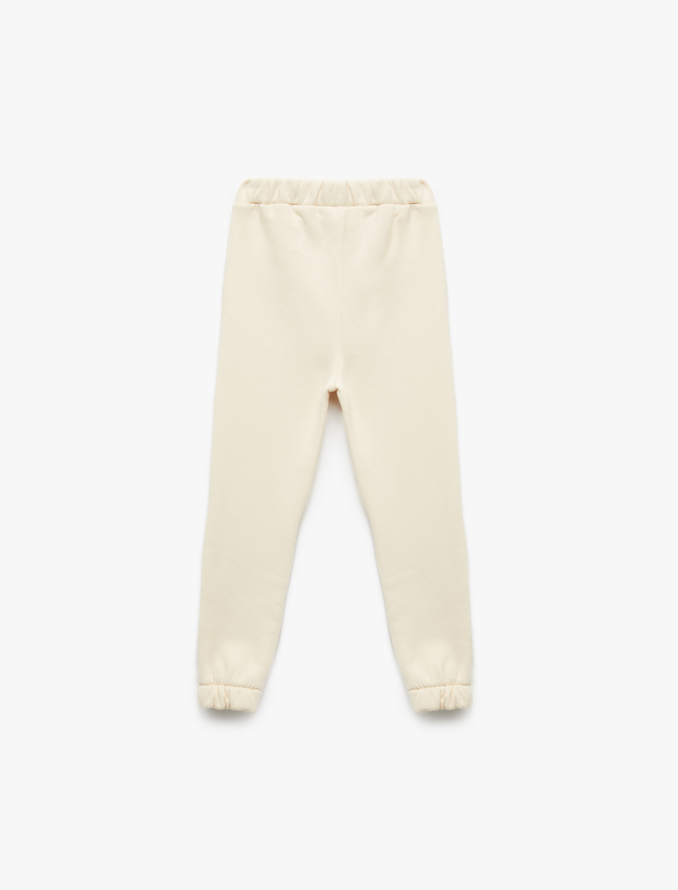  Erkek Bebek Beli Bağcıklı Pamuklu Basic Jogger Eşofman Altı