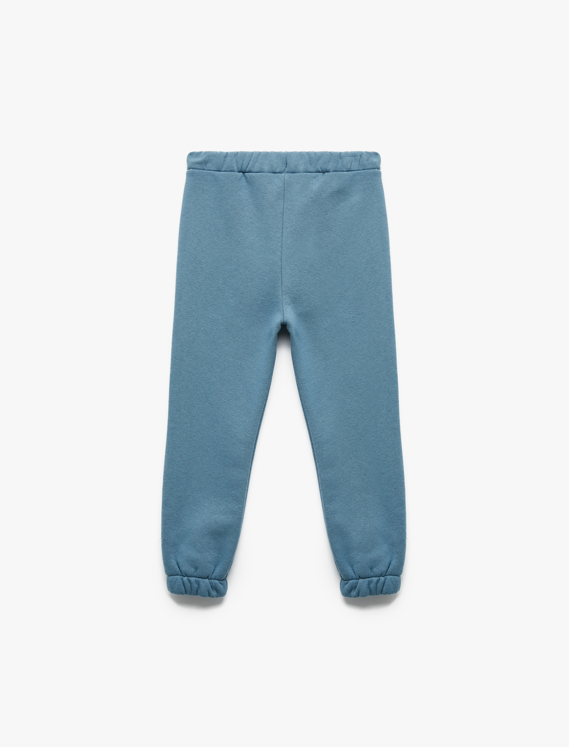  Erkek Bebek Beli Bağcıklı Pamuklu Basic Jogger Eşofman Altı