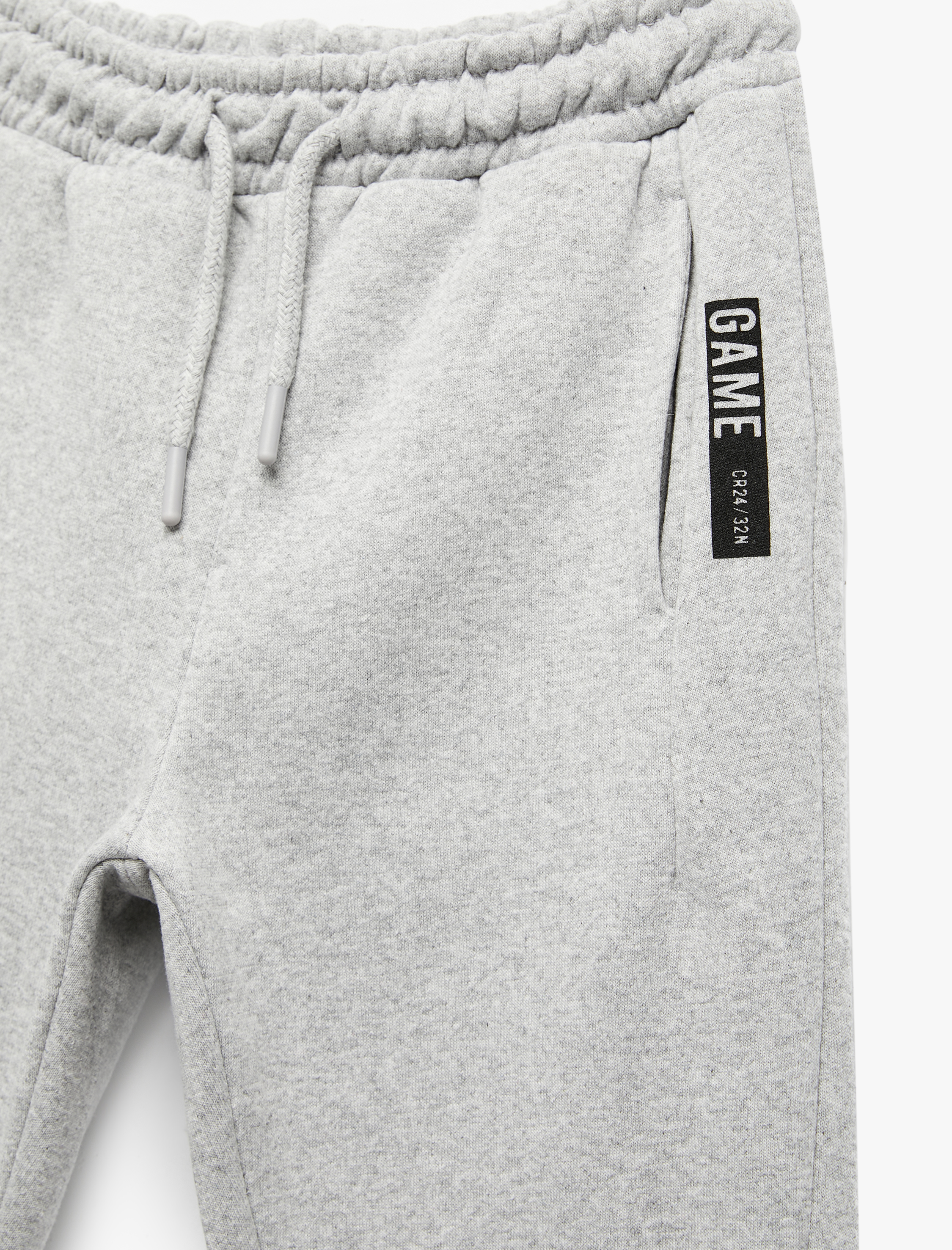  Erkek Çocuk Baskı Detaylı Cepli Basic Şardonlu Jogger Eşofman Altı