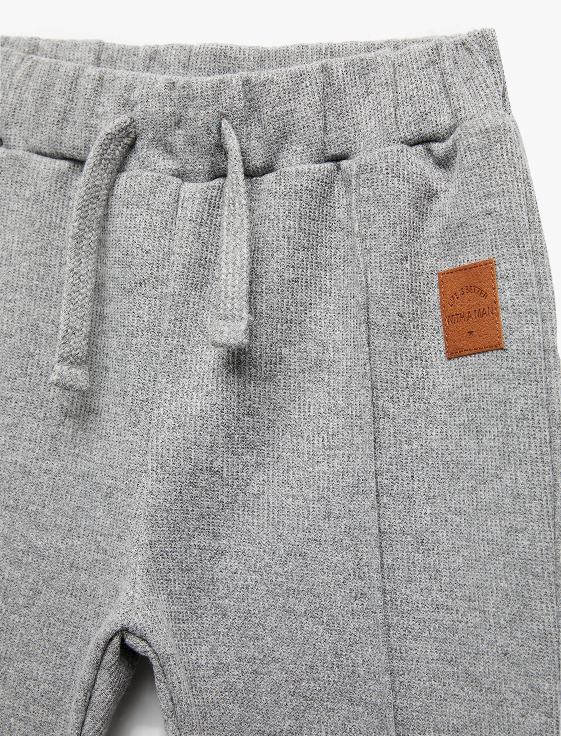  Erkek Bebek Beli lastikli Cepli Basic Jogger Eşofman Altı