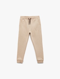 Şardonlu Cepli Basic Jogger Eşofman Altı