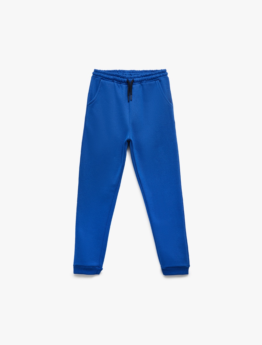  Erkek Çocuk Şardonlu Cepli Basic Jogger Eşofman Altı