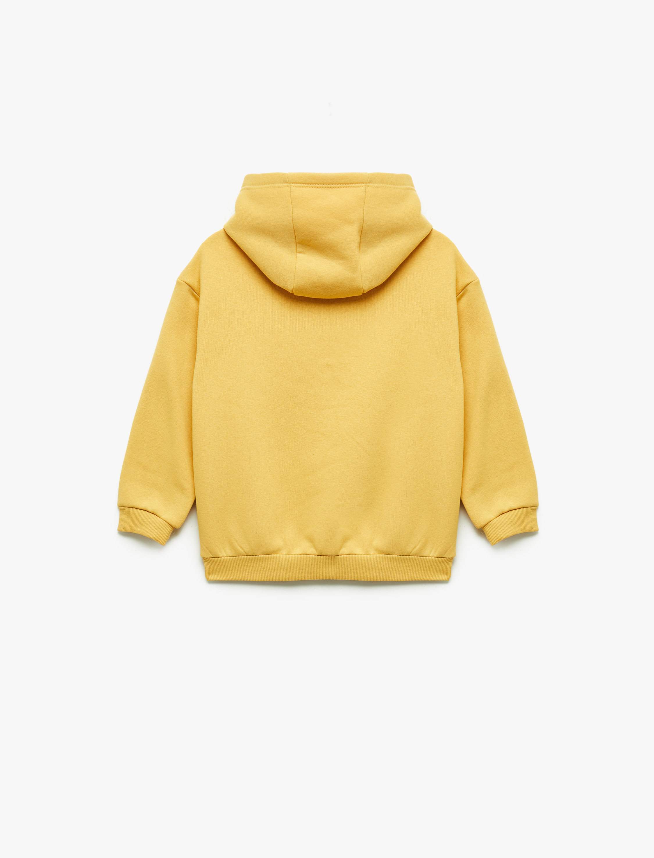  Erkek Bebek Şardonlu Uzun Kollu Kanguru cepli Aslan Baskılı Kapşonlu Sweatshirt