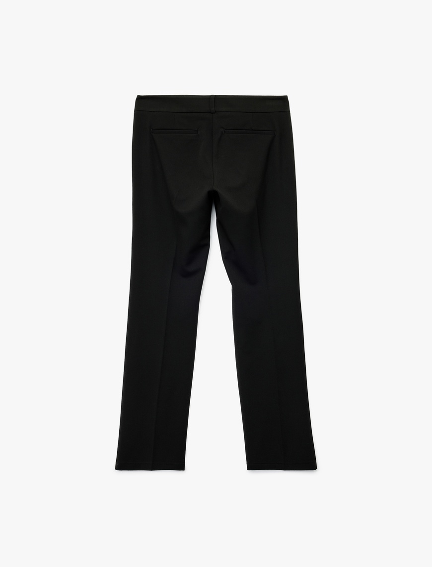   Slim Fit İspanyol Paça Kumaş Pantolon