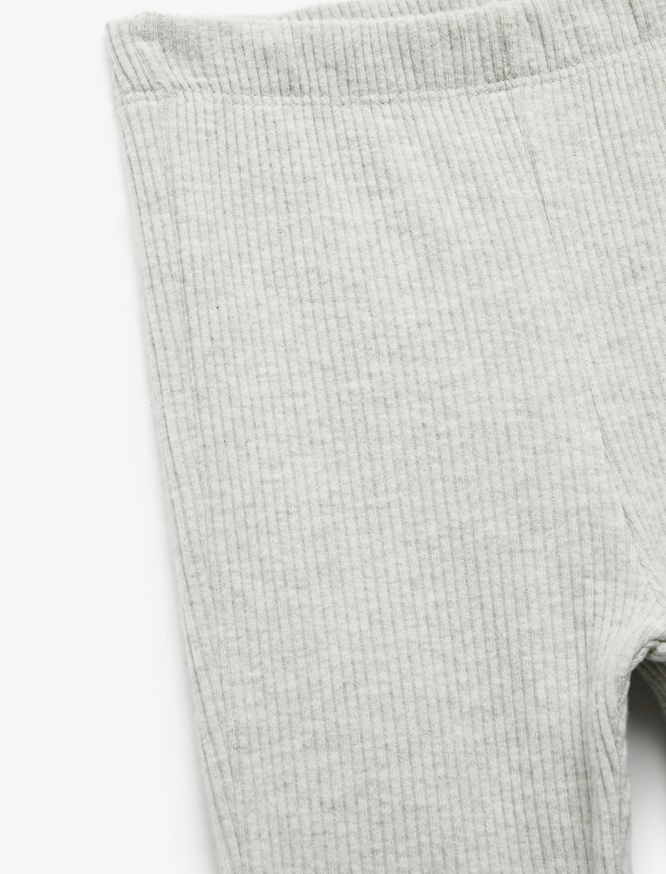  Kız Çocuk Beli Lastikli Ribanalı İspanyol Paça Pantolon