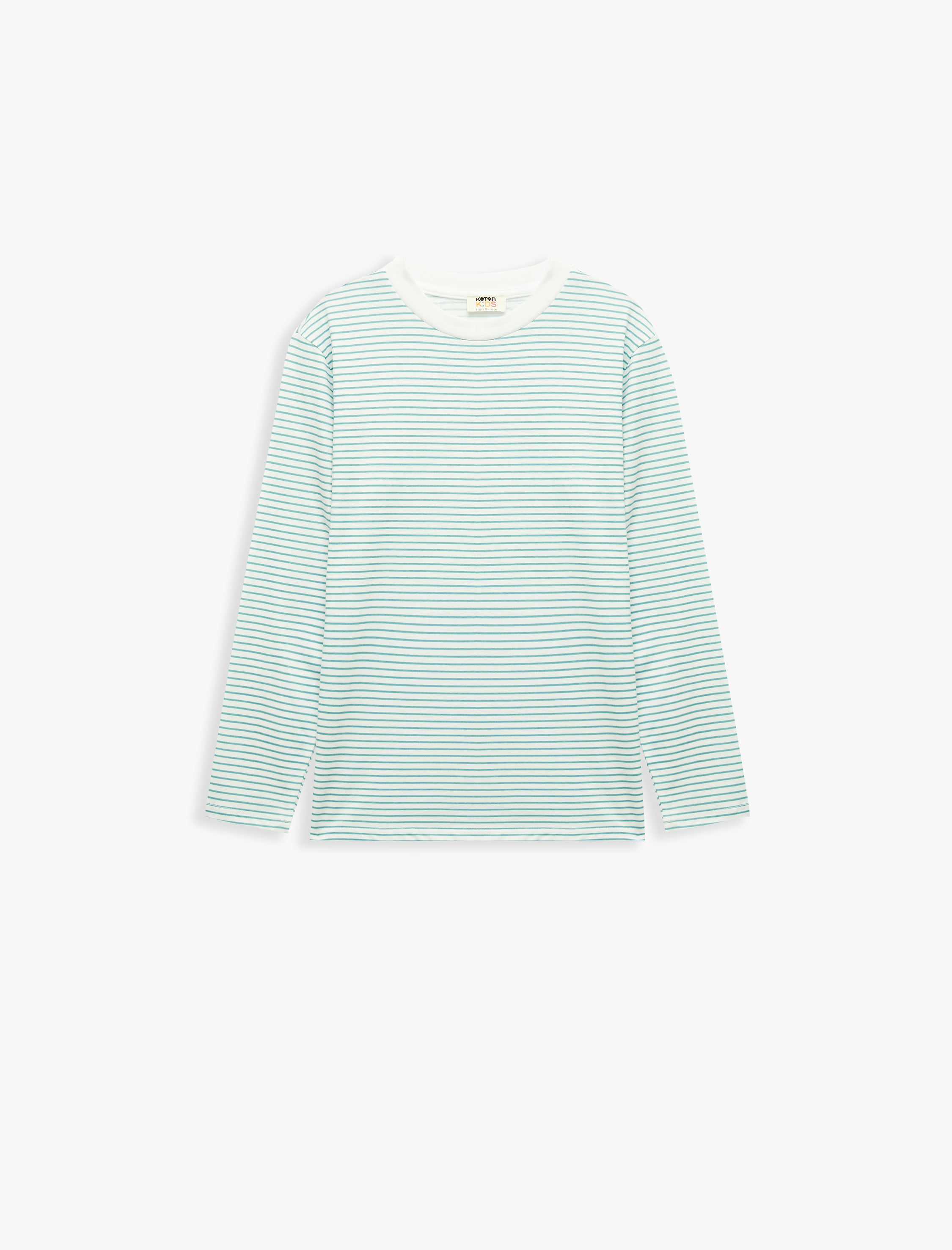  Erkek Çocuk Bisiklet Yaka Uzun Kollu 3'lü Tişört Seti