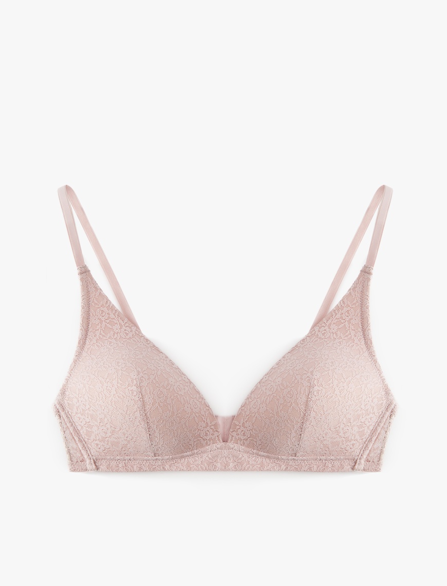  Rahat Kalıp Balensiz Dantelli Soft Bralet Sütyen
