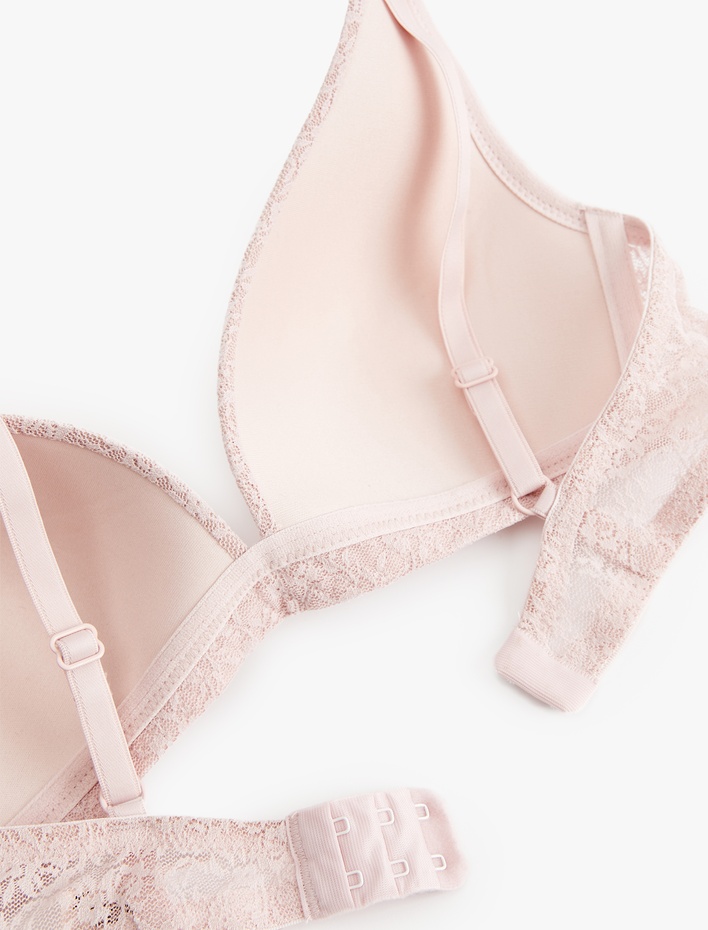  Rahat Kalıp Balensiz Dantelli Soft Bralet Sütyen
