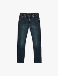 Normal Bel Straight Fit Jean Pantolon - Mark Jean
