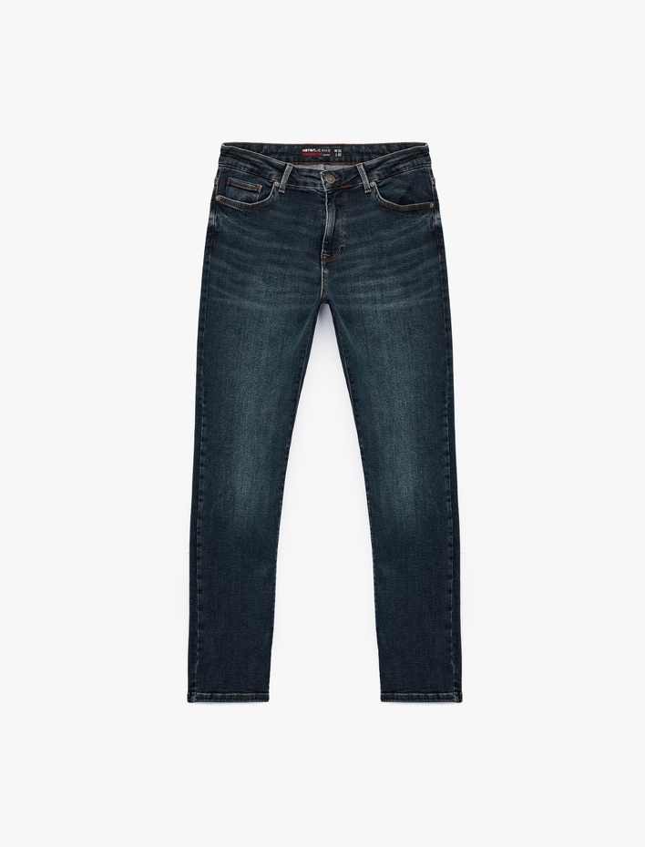  Normal Bel Straight Fit Jean Pantolon - Mark Jean