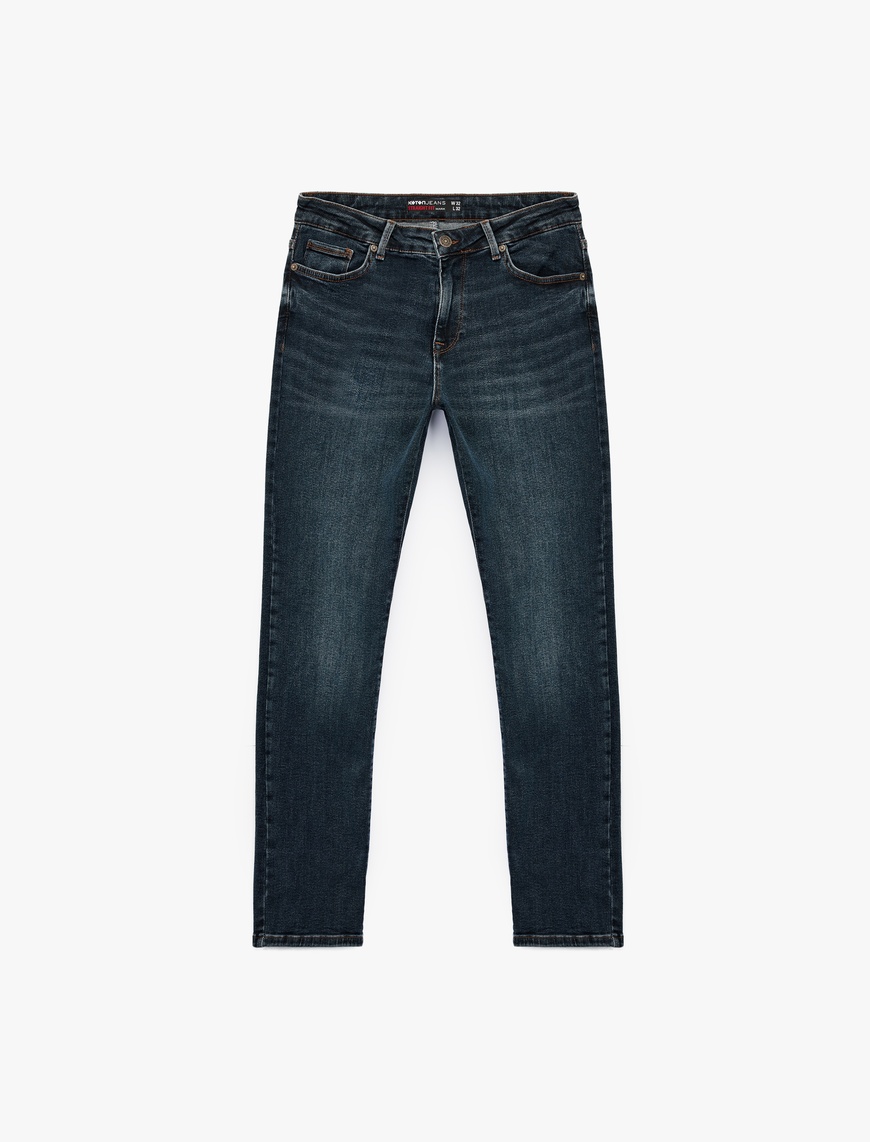   Normal Bel Straight Fit Jean Pantolon - Mark Jean