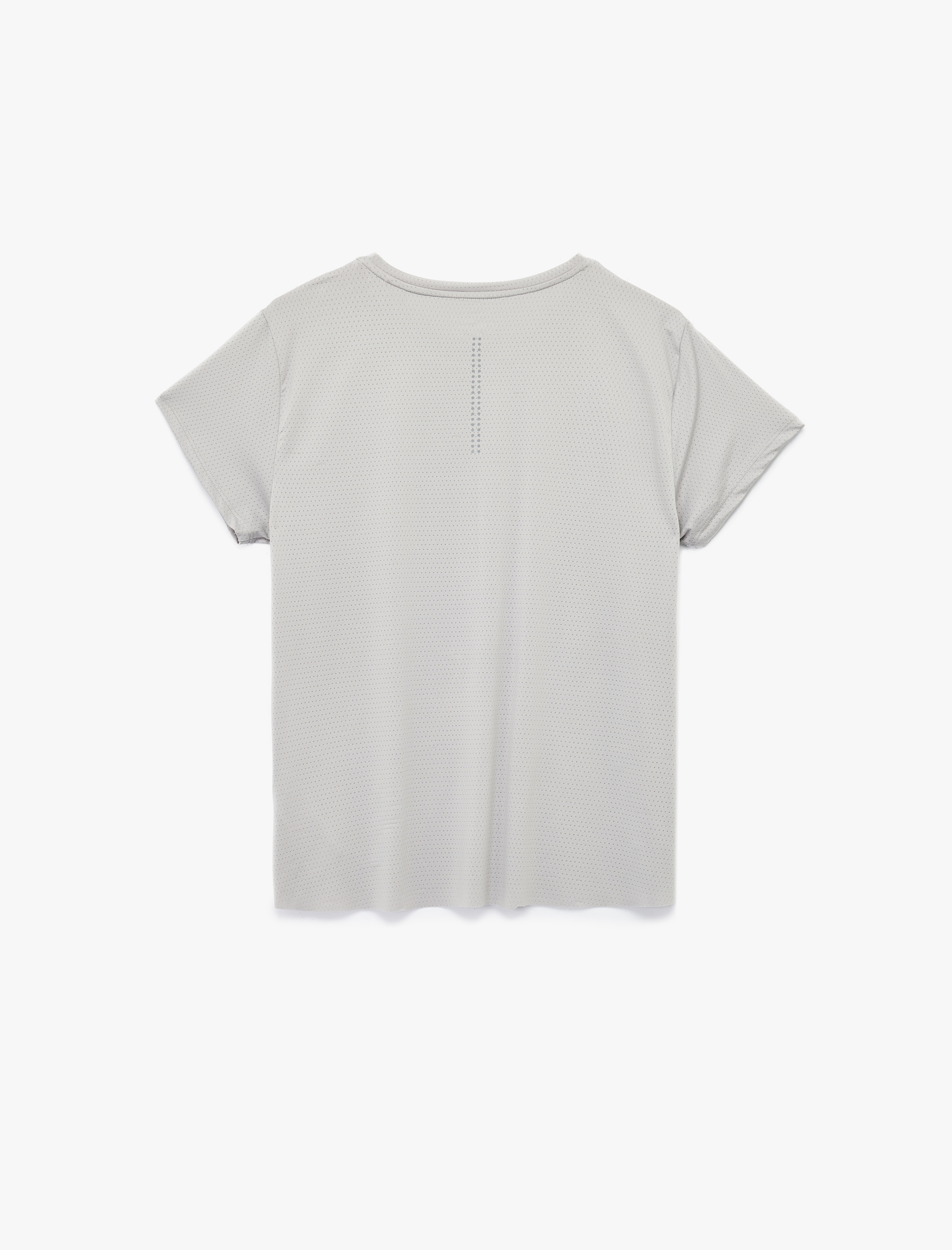   Rahat Kalıp Kısa Kollu Bisiklet Yaka Spor Tişört